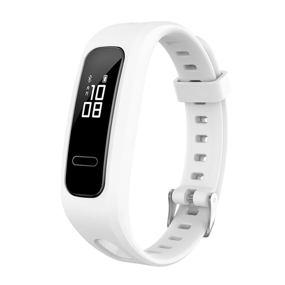 Silicone Watch Band for Huawei Band 4e 3e Honor Band 4 Running Adjustable Bracelet Wristband Smart Watch Replacement Strap