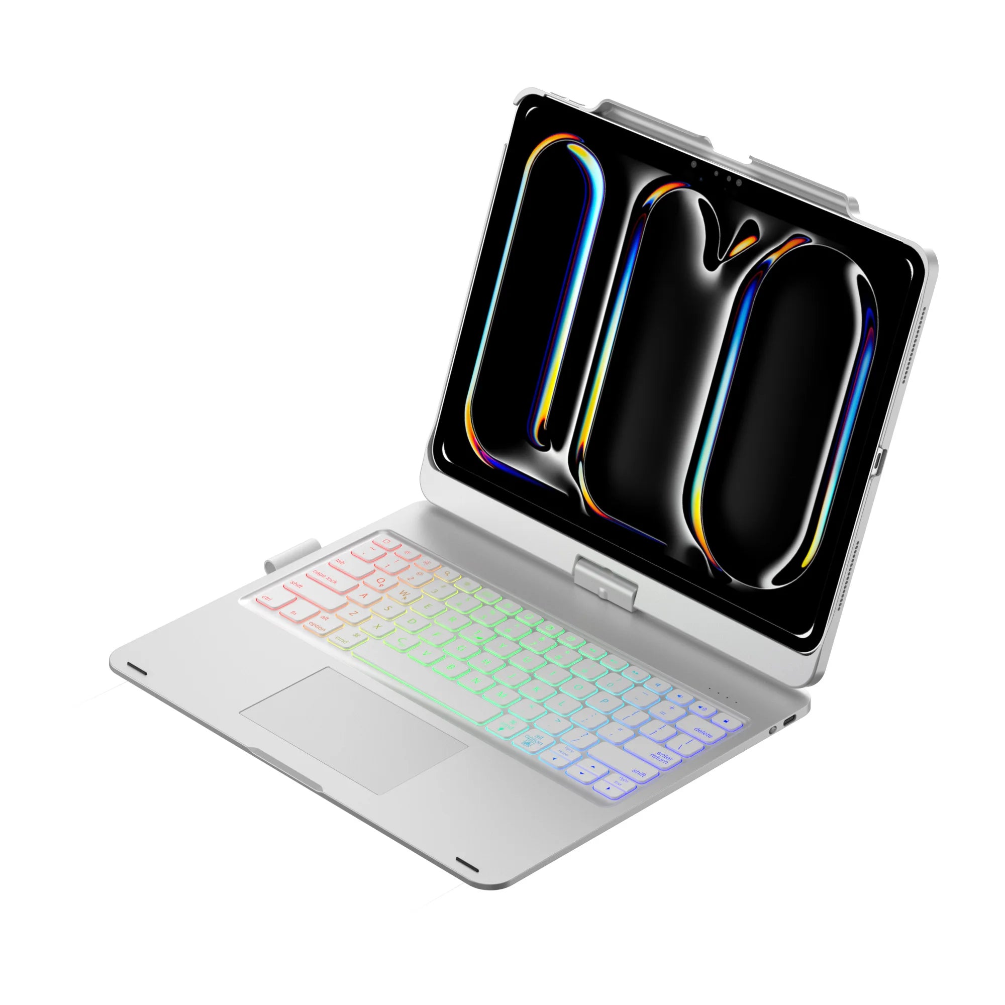 Good Quality Rotatable 12.9 Inch Smart Wireless Touchpad Keyboard Case for iPad Pro
