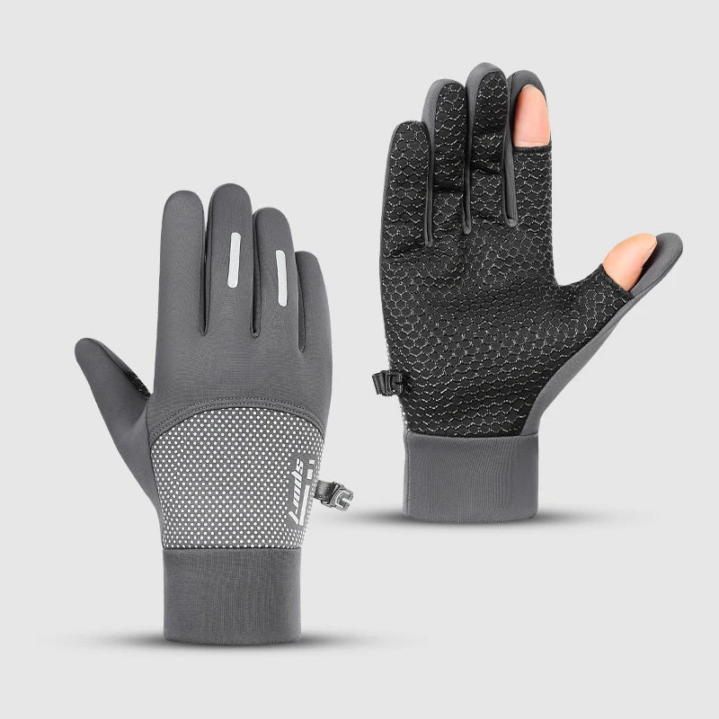 New Design Touch Screen Man Hand Warm Sport Waterproof Custom Bike Cycling Winter Gloves