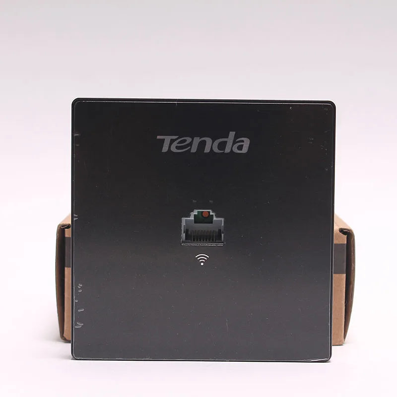 Tenda W12 300Mbps Dual Band Gigabit In-Wall WiFi AP 86mm IEEE 802.11n/g/b WEP Encryption 2x2 Antennas for Home Use