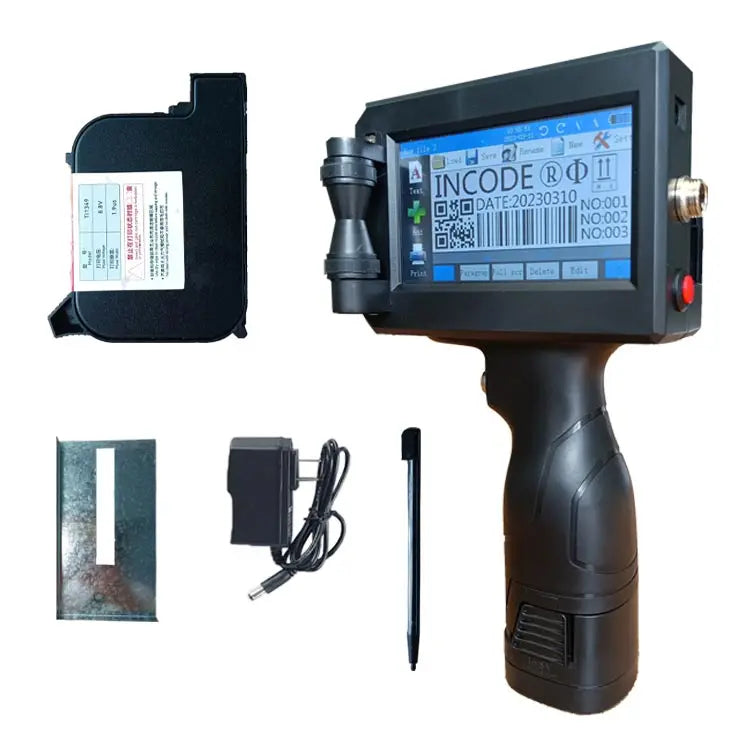 Portable Printing Quick Dry Solvent Ink Cartridge Batch Eggs Expiry Date Handheld Inkjet Printer Printing Coding Machines