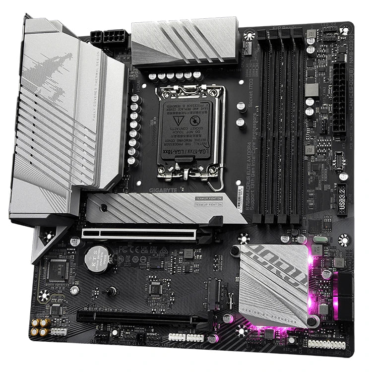 GIGABYTE B760M AORUS ELITE AX DDR4GIGABYTE Support 13th and 12th Gen Series Processors With Intel Socket LGA 1700