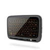 Wholesale 2.4Ghz Mini Wireless Portable Touchpad H18+ Keyboards Li-battery Rechargeable RGB Backlight Keyboard Factory