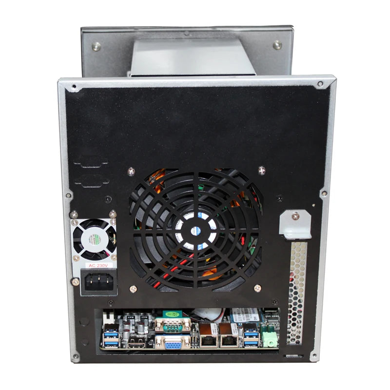 High Quality All-in-One Desktop Computer with *6 Bay HDD Nas Server Case for Data Storage J1900 CPU in Stock