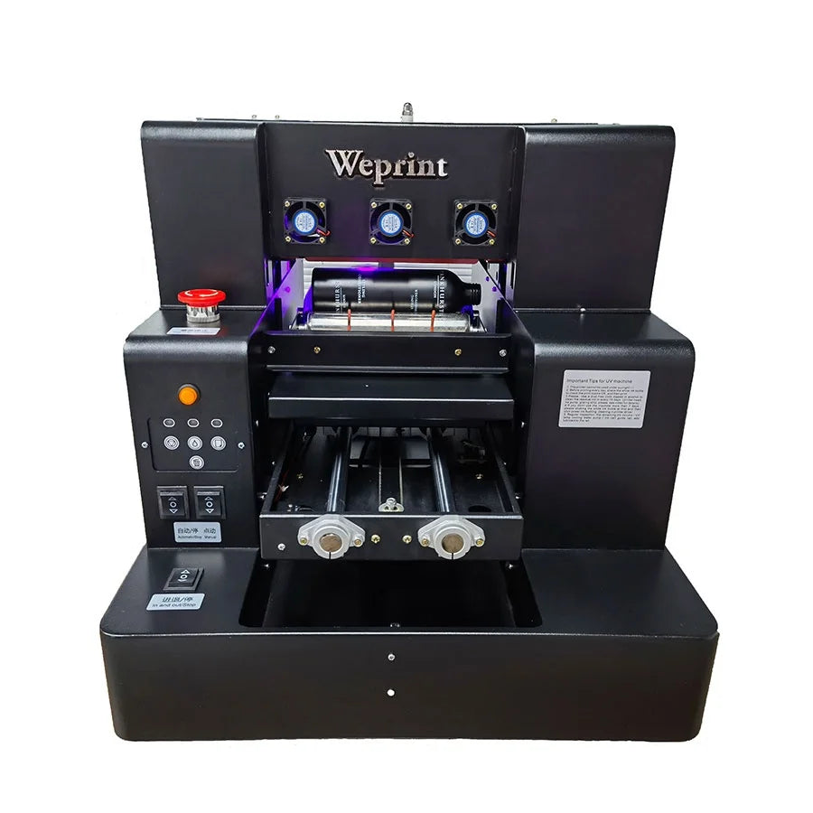 A4 UV with Varnish UV Printer DTF with Free Software for Printing Bottle Pen Phone case A4 Uv Flatbed Printer