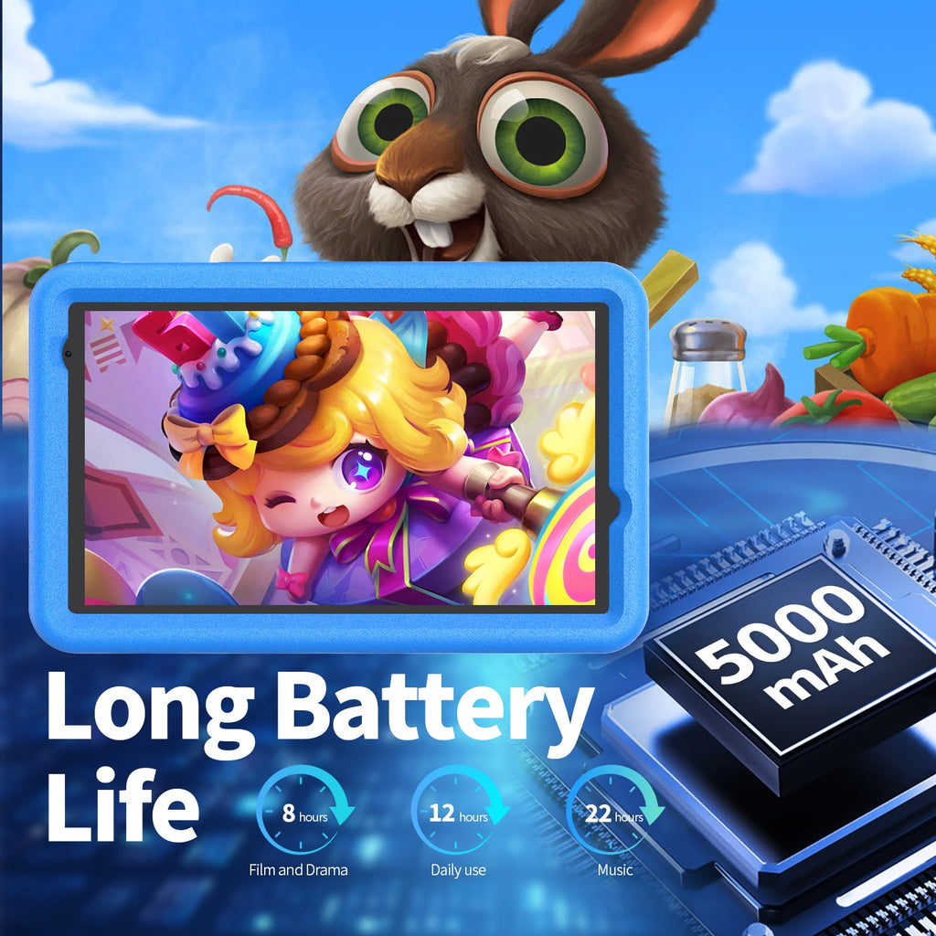 PRITOM Wholesale Bulk Custom  Kids Learning Tablet Android 8 Inch Kids Education Tablet for Children Learning Machine