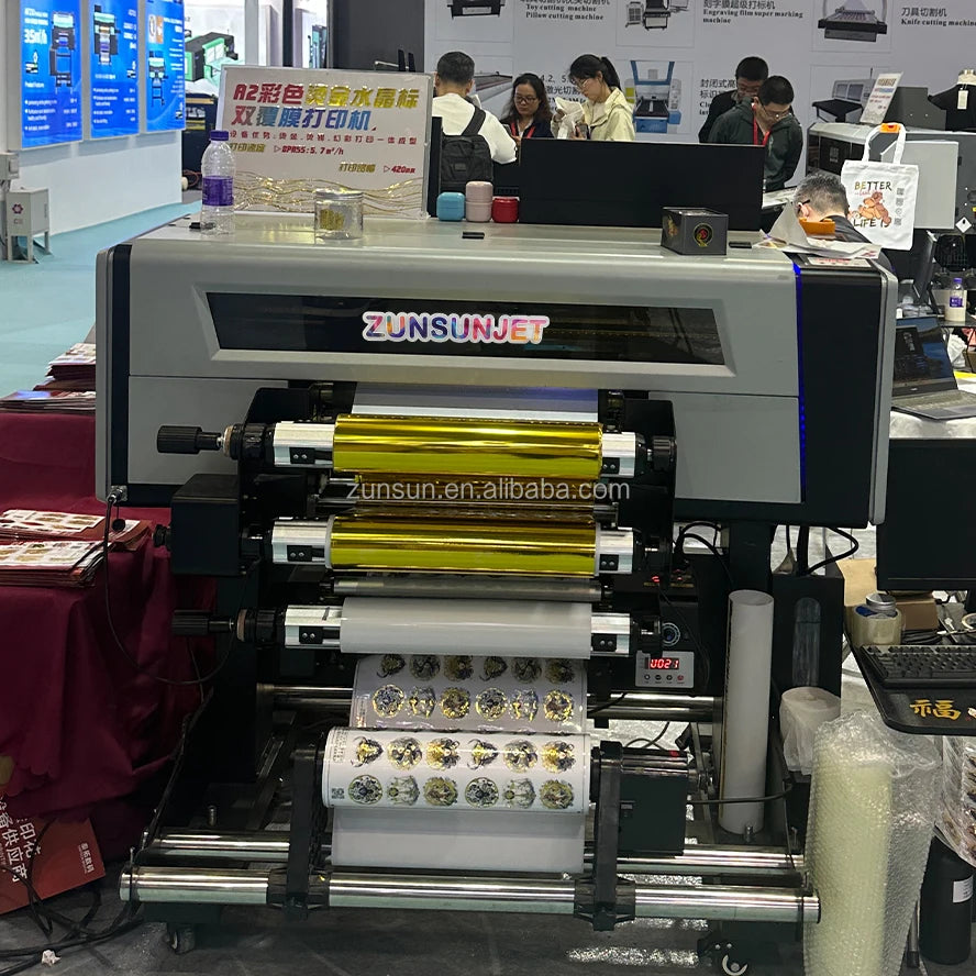 Automatic Small Uv-dtf Uvdtf A2 60*40 Uv Dtf Sticker Dtfuv Foil  Printer With Roll Laminator