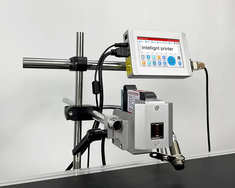 High Definition Multilingual Online Inkjet Printer Digital Label Logo Date Batch Number Tij Coding Inkjet Printing Machine