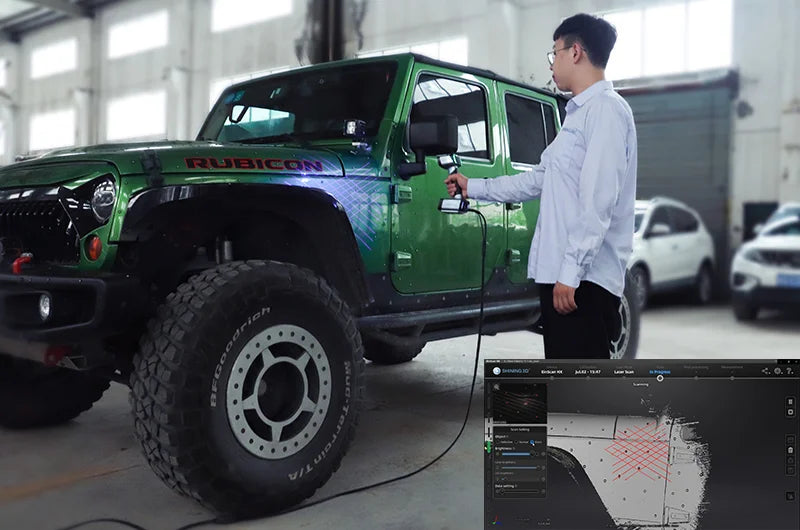 Color Fidelity Double Blu-ray HX Einscan 3d Scanner Hand Held 3d Scanner 3d Body Laser Scanner