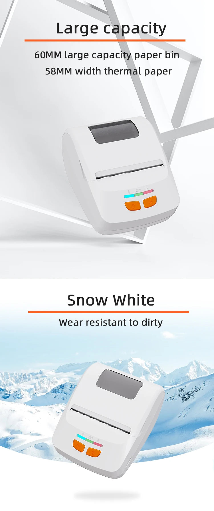 GOOJPRT NEW Model PT230 Mini Portable Printer for Pos Machine System