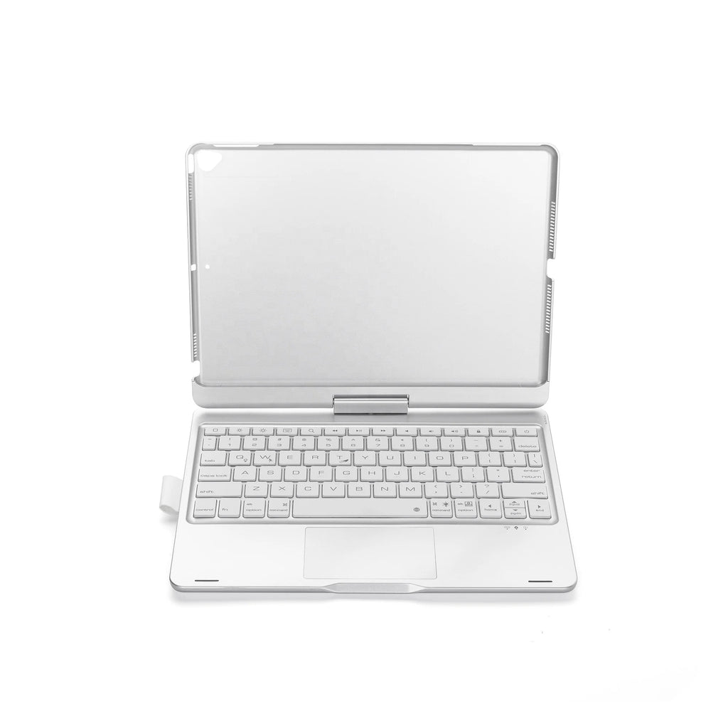 10.2 Inch Smart Touchpad Keyboard Rotation 360 Degree Wireless Keyboard Case for iPad 9th Generation