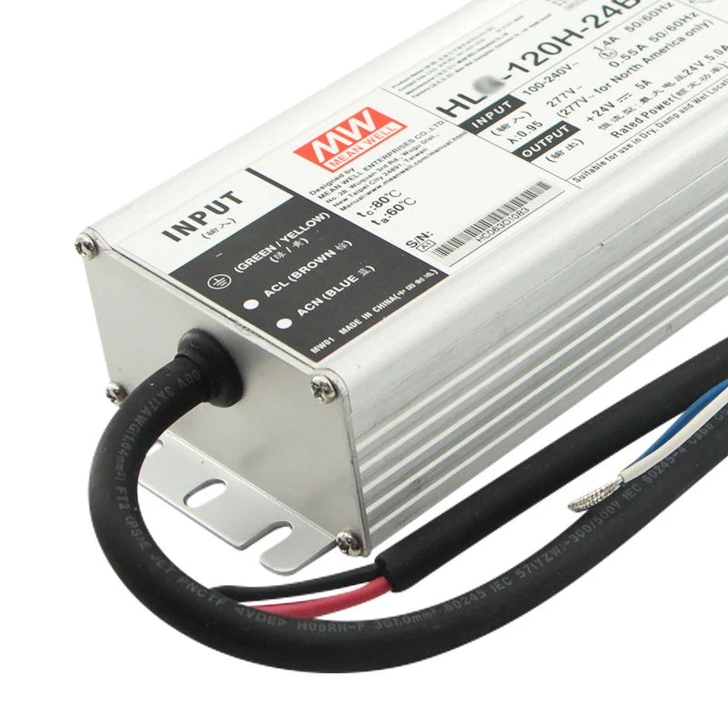 HLG-120H-24B 24V  Mean Well Dimmable Led Driver for  3 in 1 Dimming  1~10V PWM LED Driver