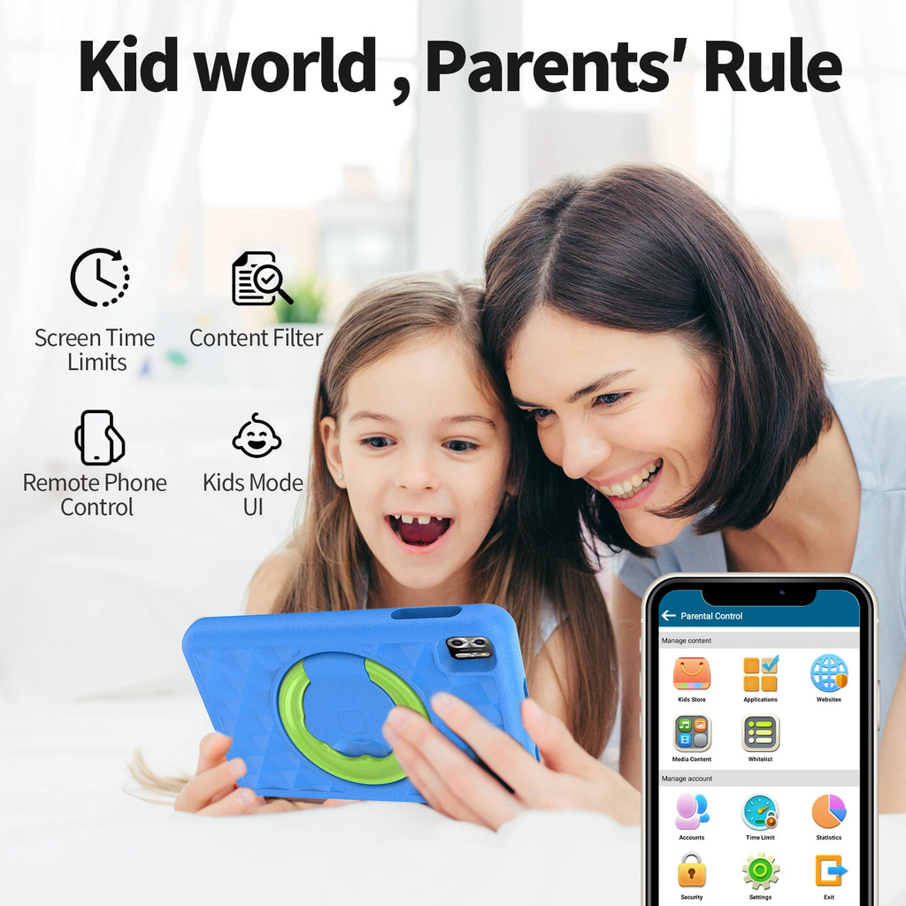 PRITOM Wholesale Bulk Custom  Kids Learning Tablet Android 8 Inch Kids Education Tablet for Children Learning Machine