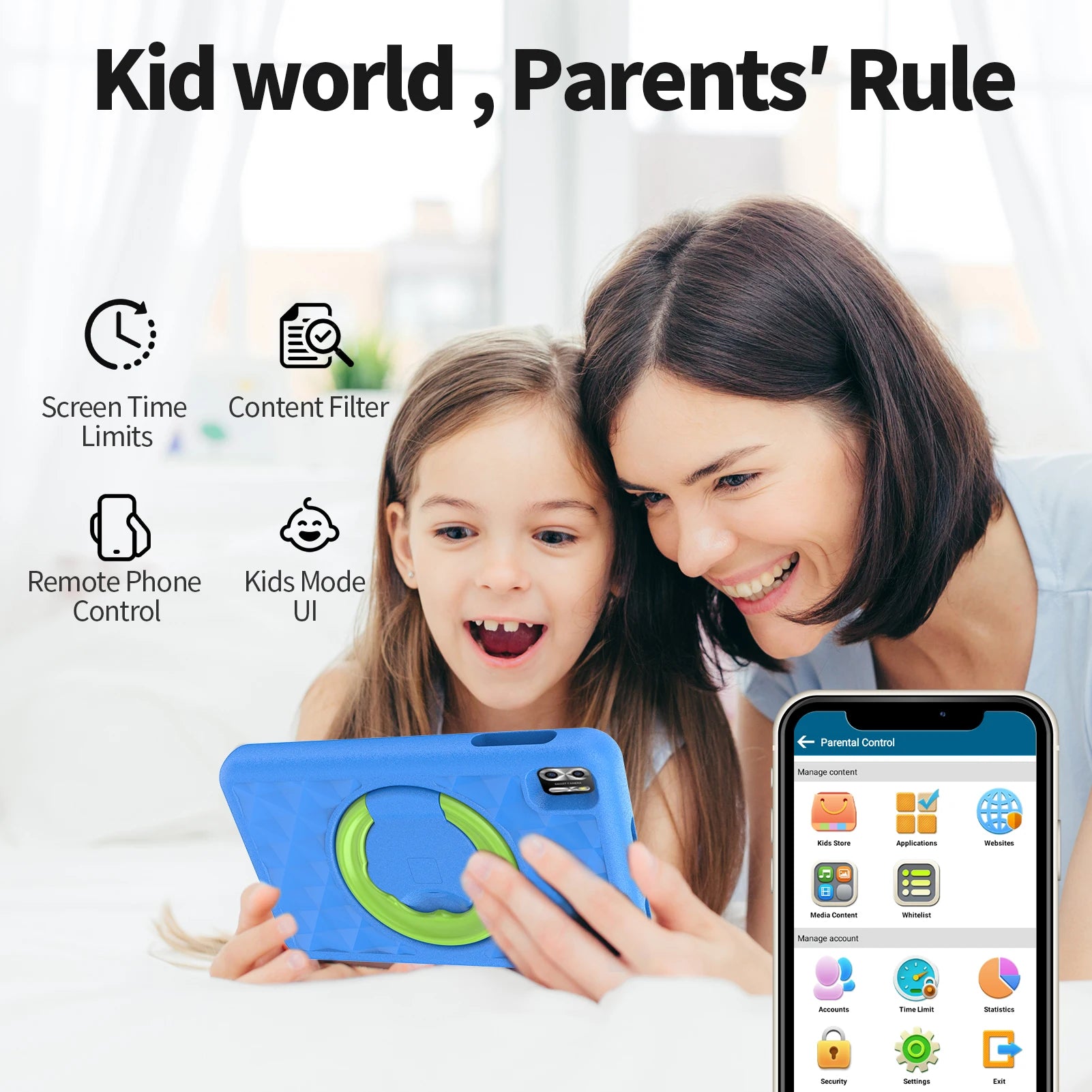 PRITOM Wholesale Bulk Custom  Kids Learning Tablet Android 8 Inch Kids Education Tablet for Children Learning Machine