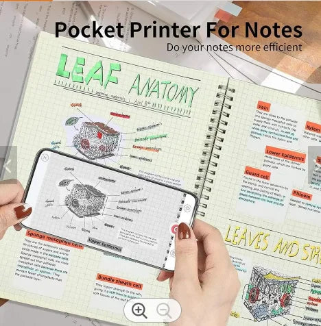 Phomemo T02 Inkless Mini Pocket Printer Print Photo Portable Thermal Mini Photo Printer Receipt