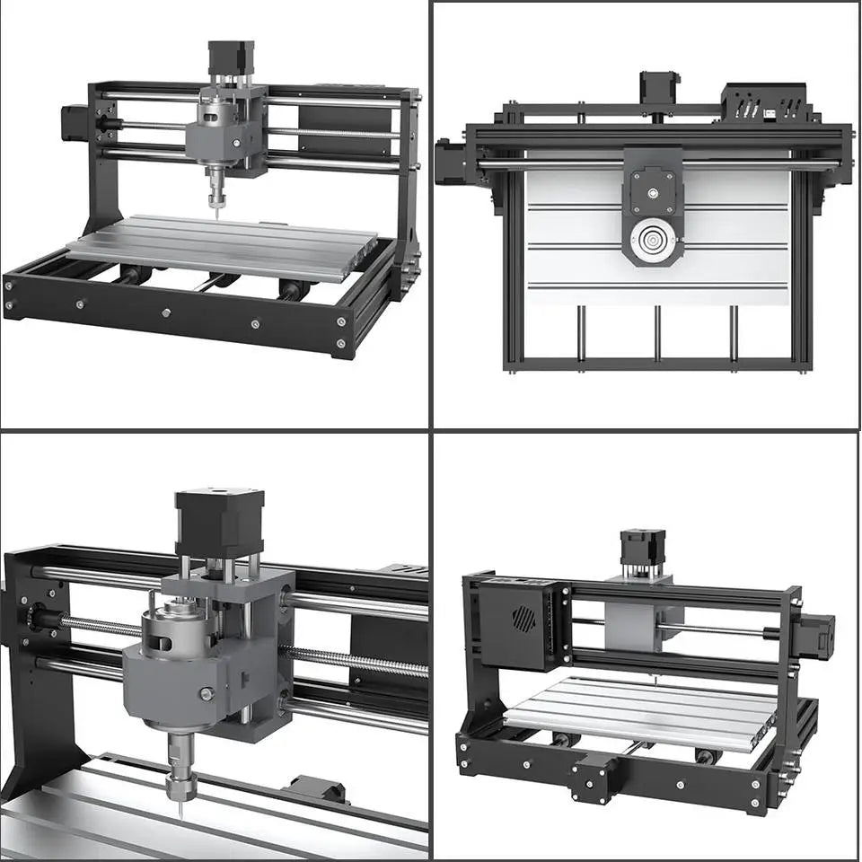 Mini Desktop 3018 Pro Max CNC Router Laser Engraver Multi-Spindle for Wood PVC Paper Leather for Retail Industries New & Used