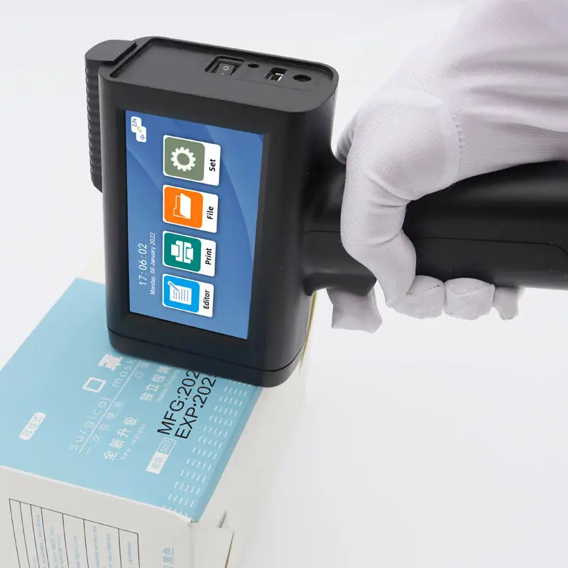 2022 Best Price Direct Inkjet Printer on Textile Large Fomate 600dpi Tij Handheld Inkjet Printer