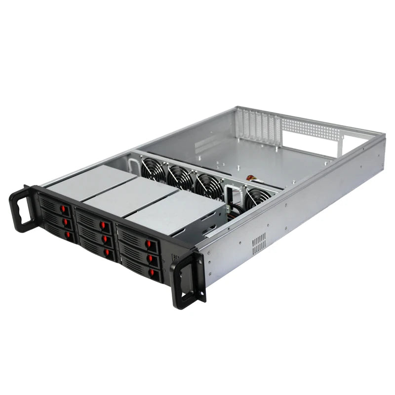 2U 19 Inch Industrial Network Server Case Hot-Swap ATX Rackmount for Eatx Computer Server in Stock