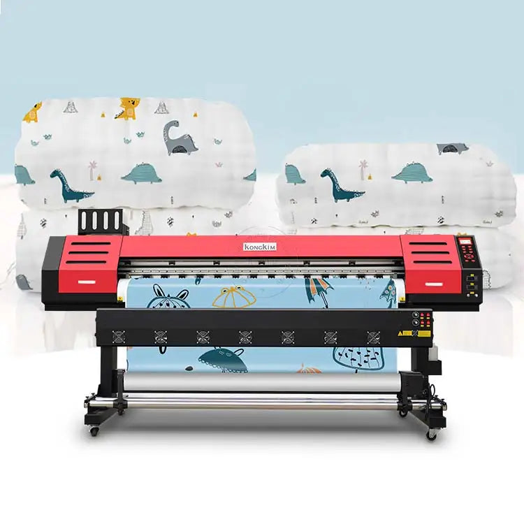 High Speed Large Wide Format Printer with Ep Son 6 I3200 4720 Head Digital Cotton Textile Fabric Printing Machine
