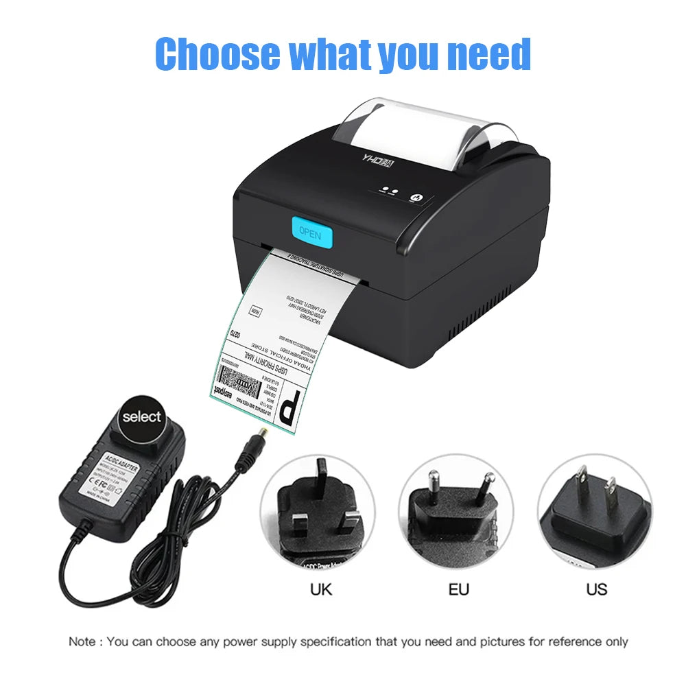 3 Inch Warehouse Use Barcode Printer Thermal Type 30mm 40mm 50mm 60mm 80mm Different Size Label Optional