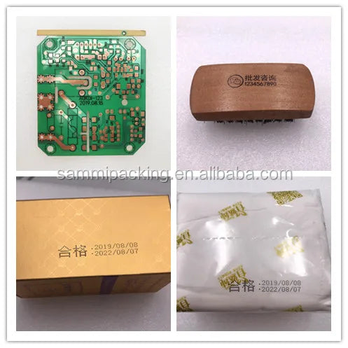 Desktop Static Packaging Plastic Bag Aluminium Cans Plastic Bottles Inkjet Printer