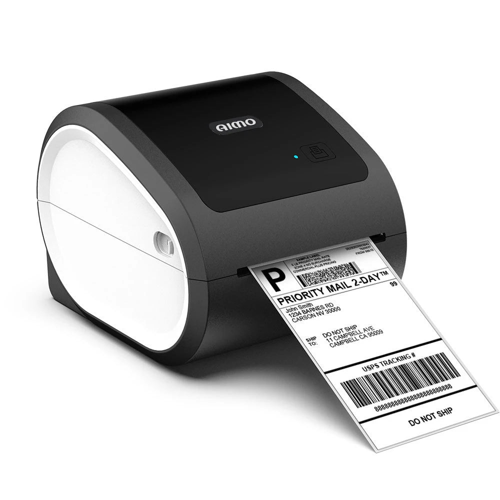 AIMO D520 Desktop Label Thermal Printer  No Ink Printer for Shipping Address Label Mailing Postage D520BT
