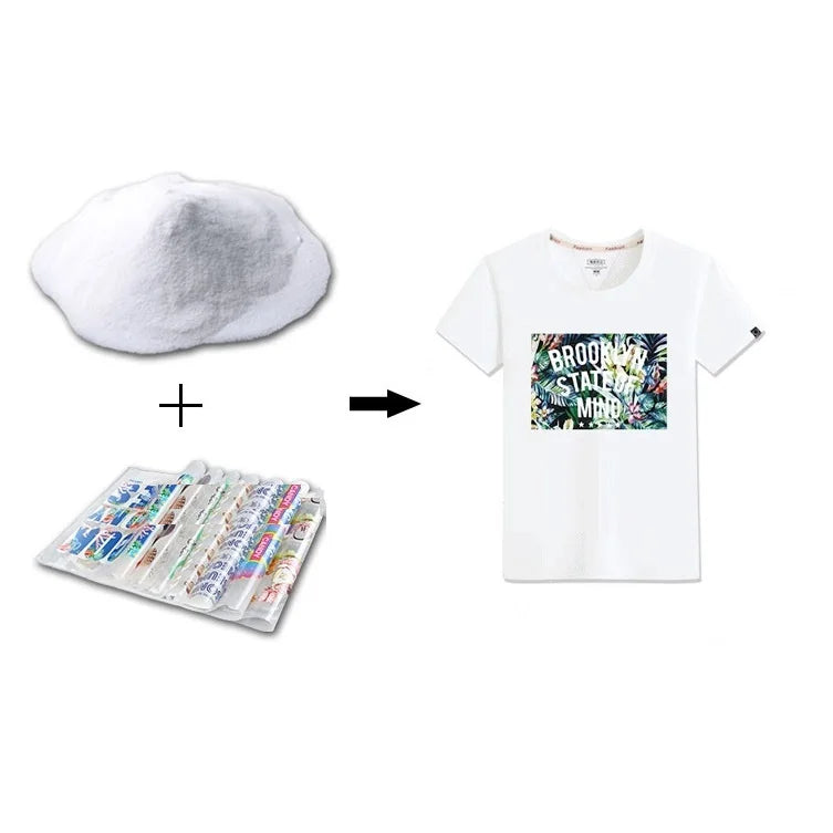 1KG Dtf White Hot Melt Adhesive Powder Glue TPU Is Highly Elastic for T-shirt Heat Transfer Printing Soft Hand Feeling in USA
