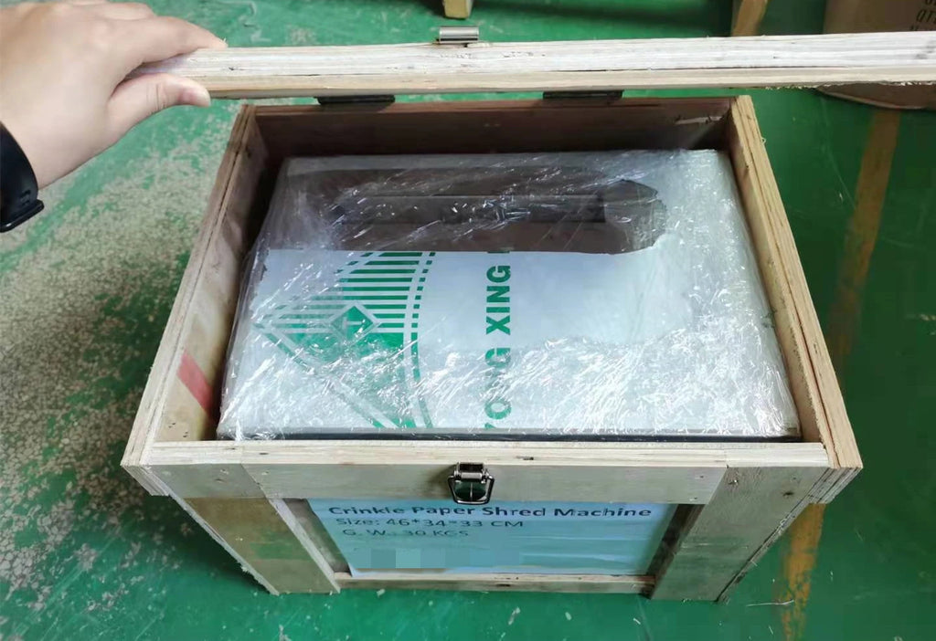 Small Size Crinkle Paper Shred Machine Semi-atuo Craft Crinkled Shredded Paper Making Machine