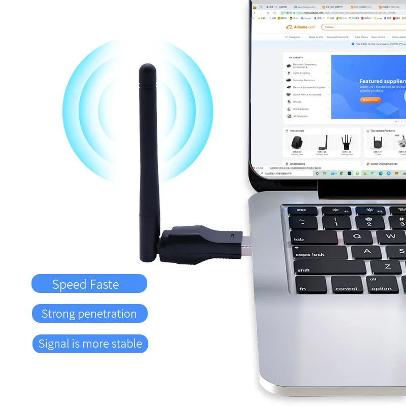 USB 2.0 Adapter 150mbps Wireless Network Card MT7601 RTL8188 Wi-fi Dongle Mini Wifi Usb Adapter