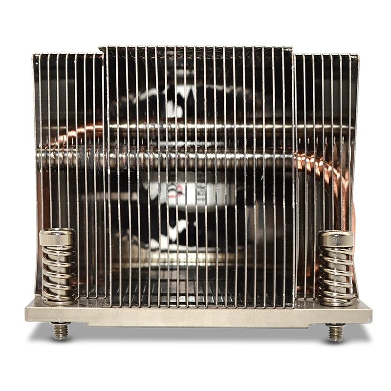 Aluminium Heat Sink Copper 4 Heat Pipes Active With Fan 2u AMD Sp3 Coolers Cpu