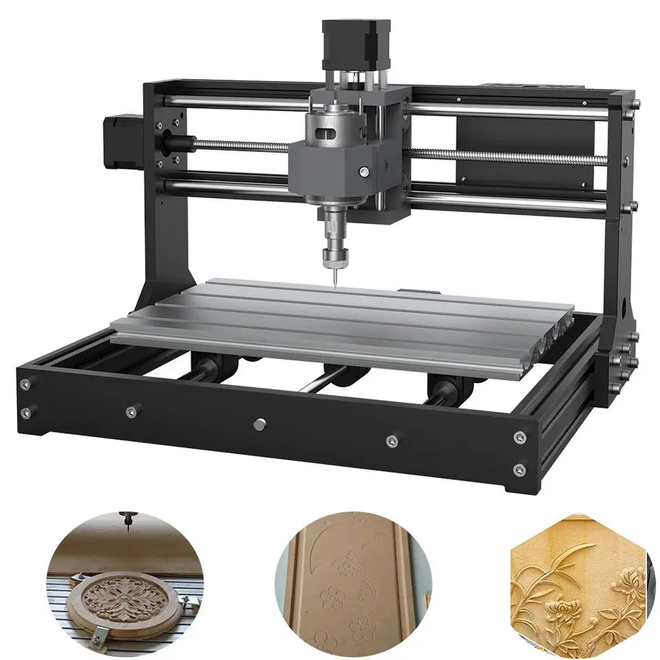Multi-Spindle Mini CNC Router Machine 3018 Max for Home 3D Wood Carving Business Easy Operate Key Motor for CNC Milling