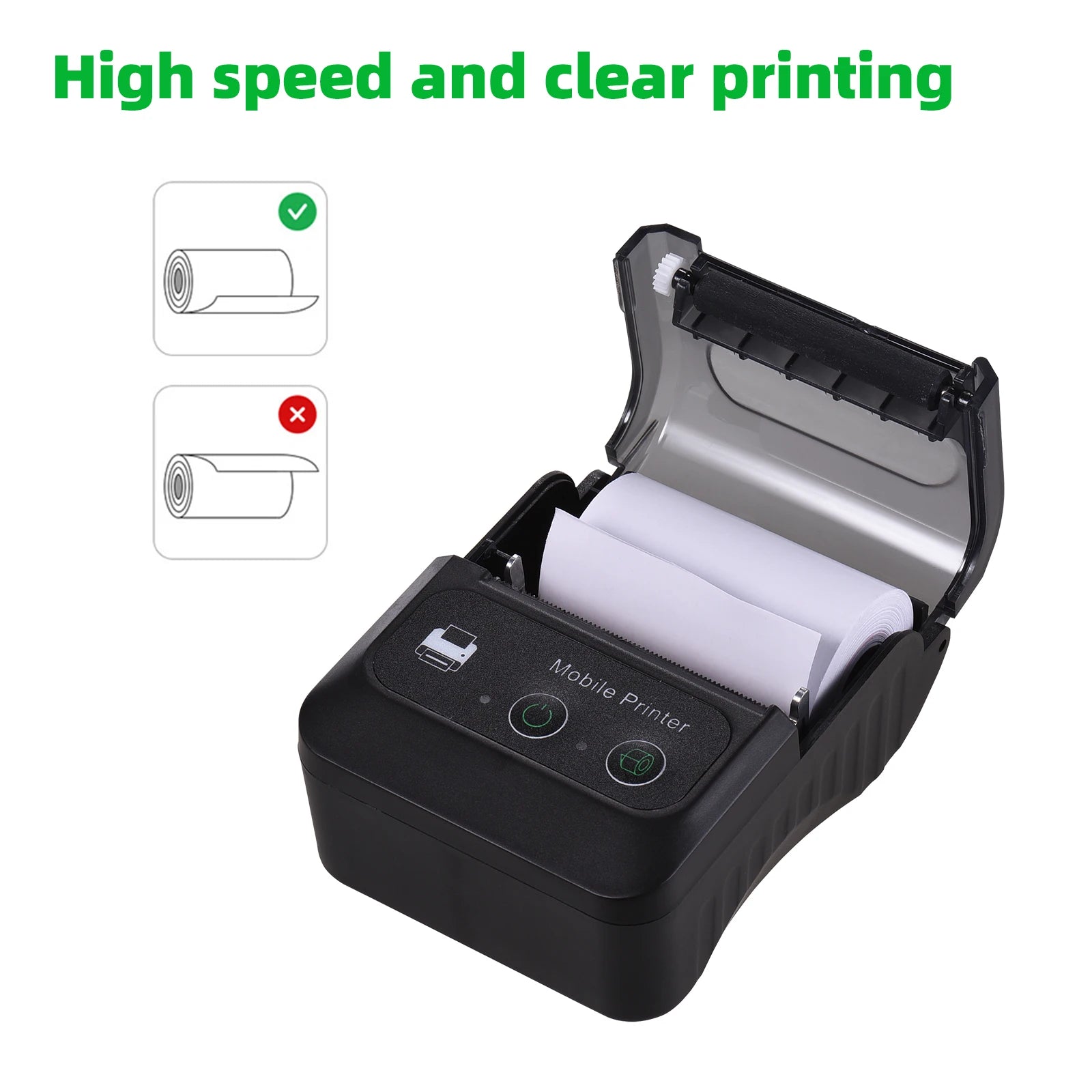 Factory Price 58mm Portable Receipt Thermal Printer Compatible with Android and Ios System