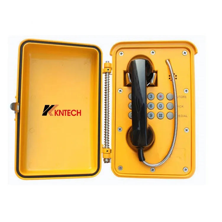 KoonTech High Quality Custom IP66/67 WeatherProof Industrial Outdoor Emergency Telephones Waterproof Telephone KNSP-01T2S