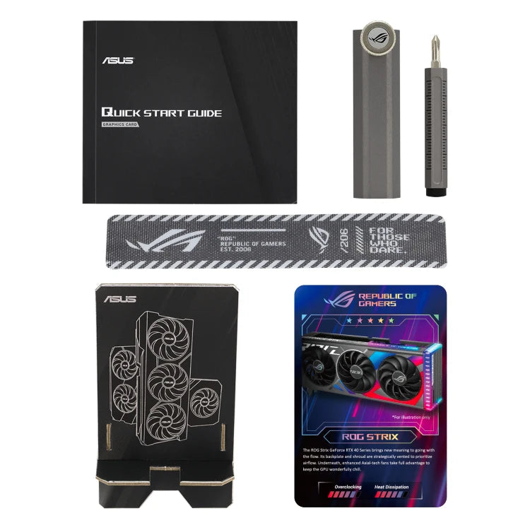 Used ASU'S ROG STRIX GeForce RTX 4060 Ti 8GB GDDR6 OC Edition Gaming Graphics Card With 4th Gen Tensor Cores Support OverClock
