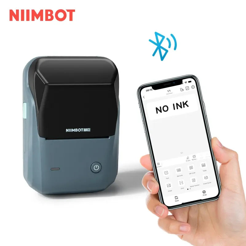 Wireless Pocket Portable Mini Thermal Label Printer Fast Printing Machine for Home Office Use
