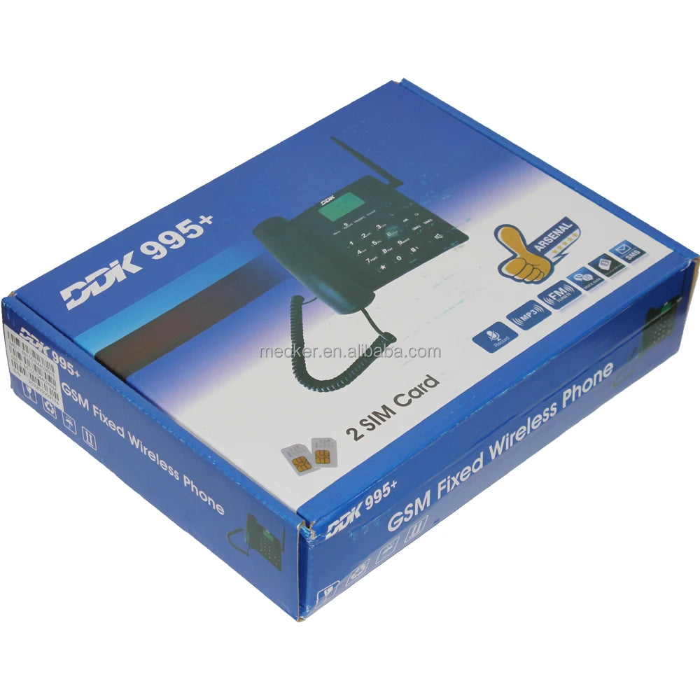 MEOKER DDK 995+ Multi Sim Card GSM Fixed Wireless Desktop Phone Support GSM 850/900/1800/1900MHz