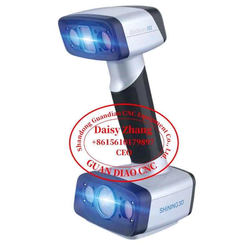 Color Fidelity Double Blu-ray HX Einscan 3d Scanner Hand Held 3d Scanner 3d Body Laser Scanner