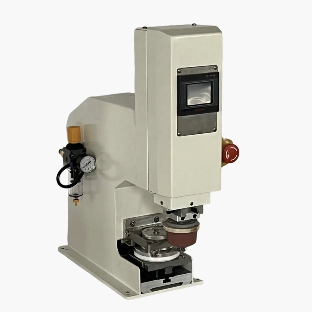 Environmentally Odorless Pad Printing Machine Pad Printing Ceramic Ring Closed Ink Cup Tompo Rubber Printer for Fabric