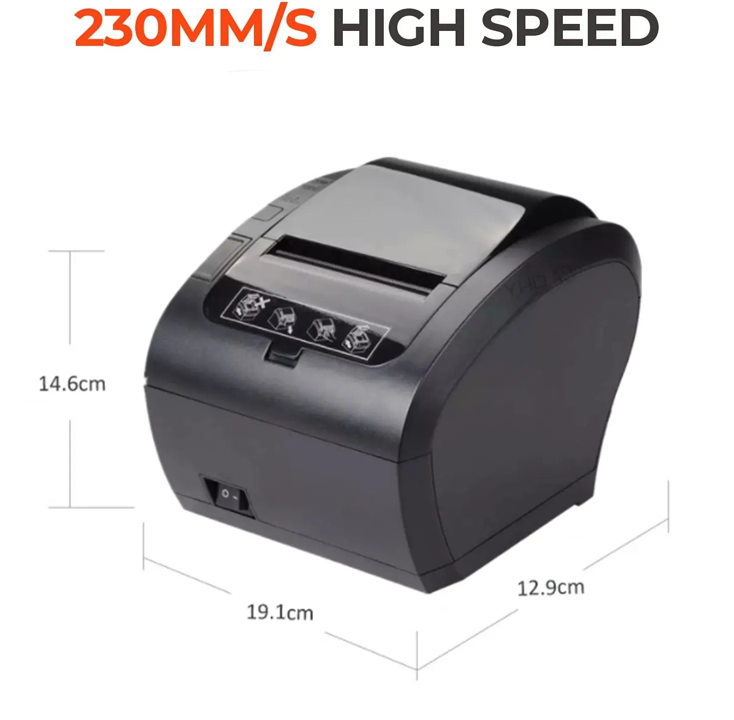 Hot Sale Desktop 80mm Thermal Receipt Printer USB Bluetooth WIFI LAN Inkless Printer Bill Ticket Printer for Pos System