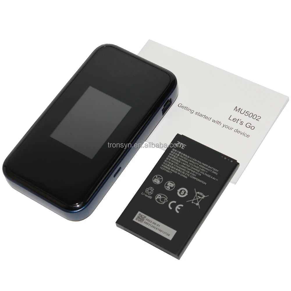 CAT22 2.1Gbps for ZTE 5G Mini MU5002 Router Portable WIFI 6 LTE Mobile Hotspot Sim Card Slot for SOHO Featuring 1000mbps Max LAN