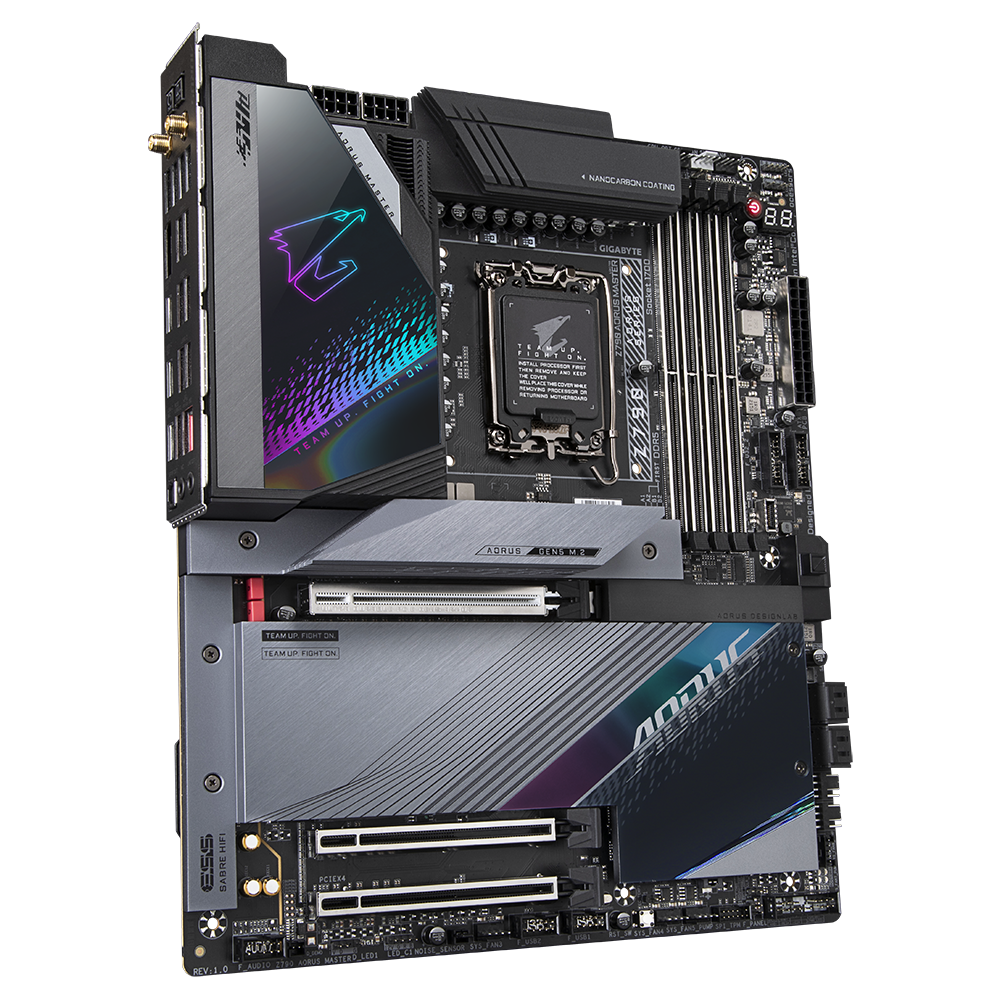 GIGABYTE Z790 AORUS MASTER Used Motherboard Supports Intel 13 and 12th Gen Core Series CPU with DDR5 128GB Memory Socket