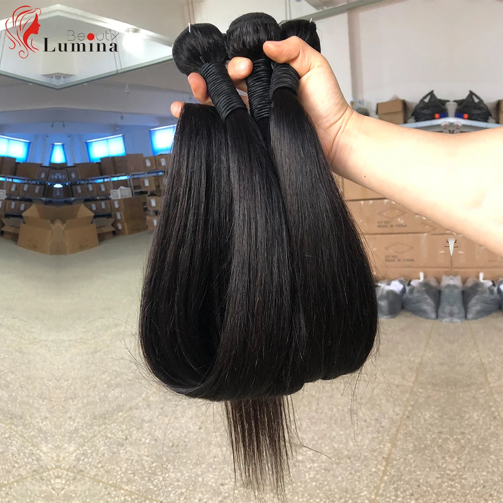 Malaysian Straight Hair Bundles 100% Remy Human Hair Extension Natural Color Bundles Straight Hair Weaves Can Buy 1 Piece 10-40