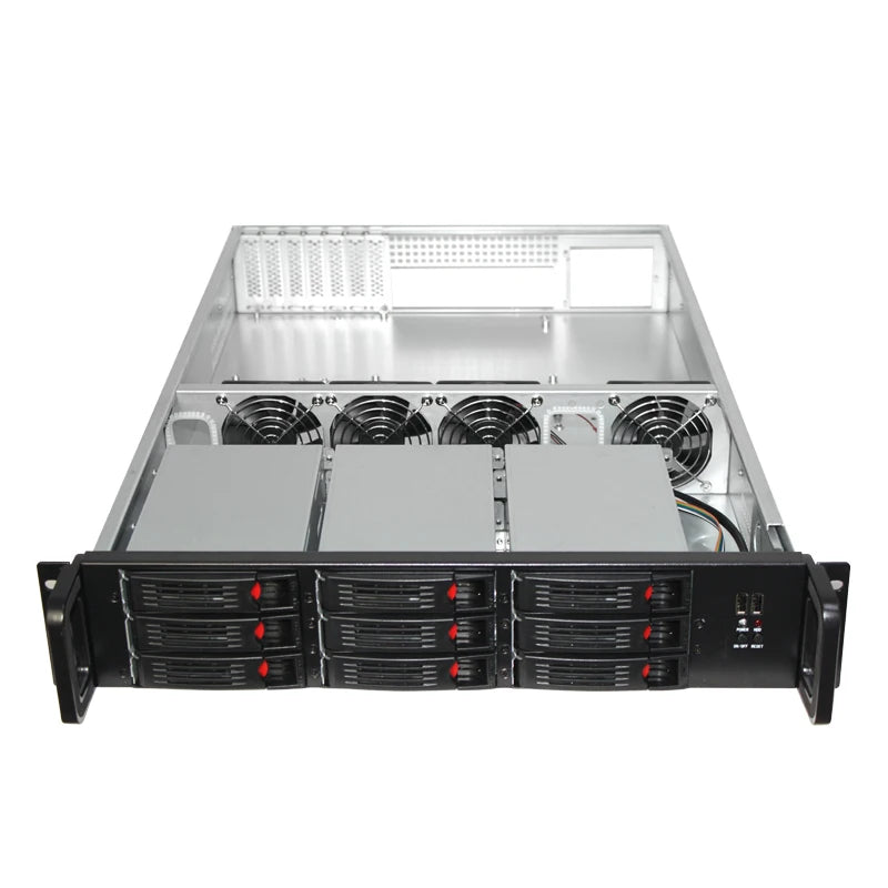 2U 19 Inch Industrial Network Server Case Hot-Swap ATX Rackmount for Eatx Computer Server in Stock