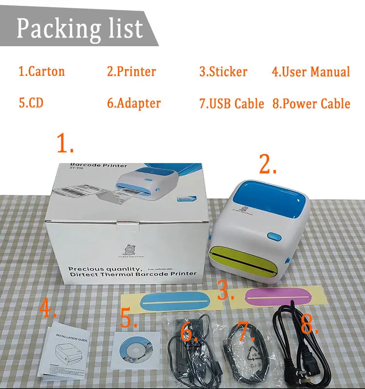 Wholesale High Quality  Thermal Label Printer Wireless Shipping Label Printer for Ebay USPS Etsy