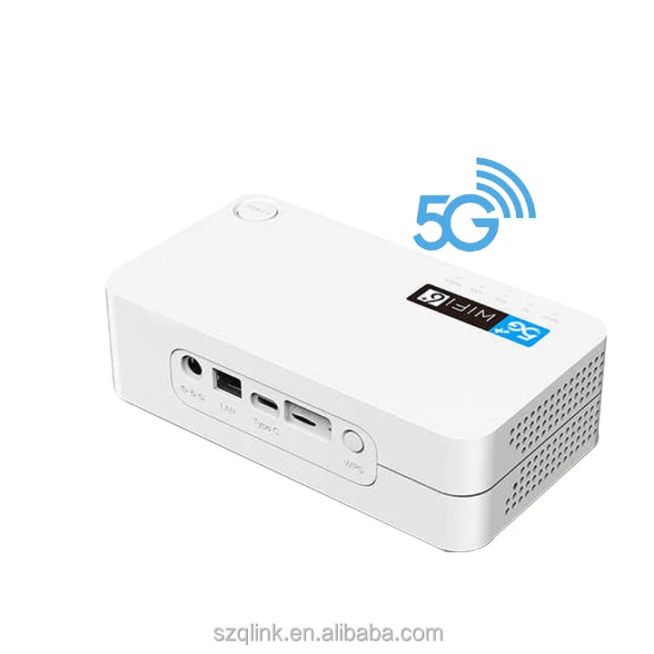 5G SA NSA Nano SIM Modem Qualcomm X55 Chipset Home CPE Dual Frequency WiFi Wireless Broadband Portable Wi-Fi Hotspot Firewall