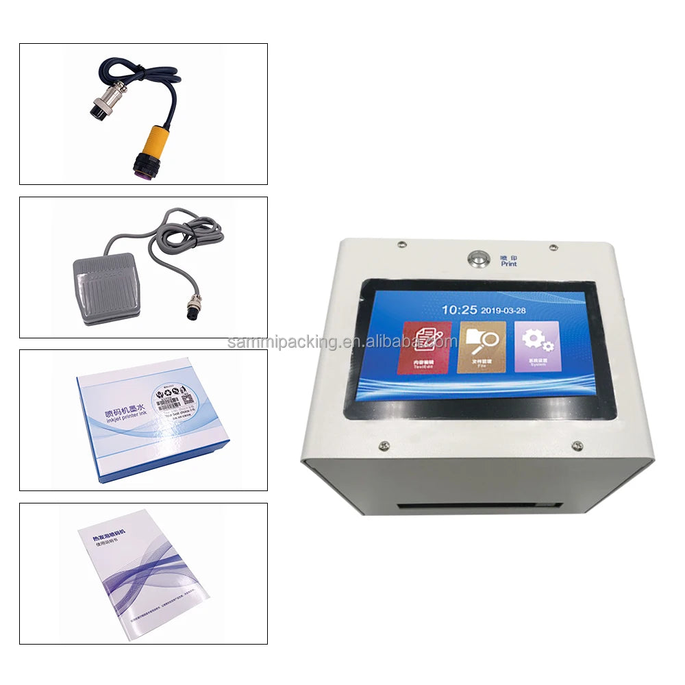 New Arrival Small Size Table Automatic Intelligent Inkjet Printing Machine Coder OH1L with Different Operation Method