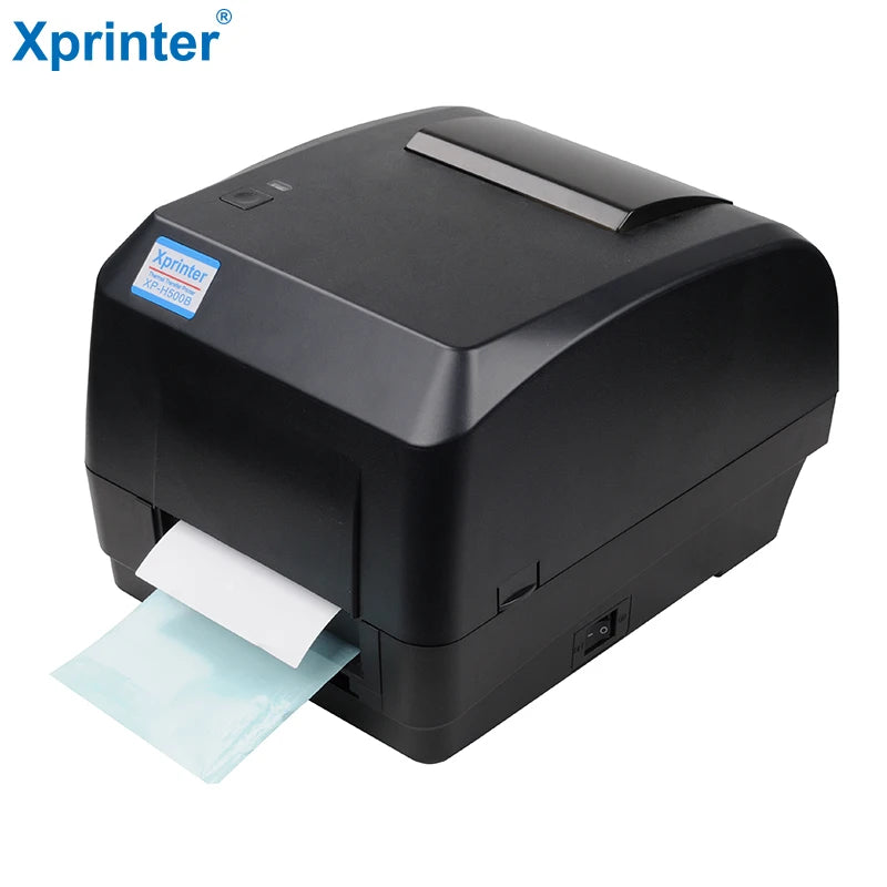 4 Inch BT  USB 110mm A6 Thermal Shipping Label Printer with Ribbon for 4x6  Waybill Printing and Other Sticker