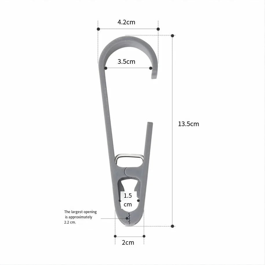 High Quality Household Space Saving S-Shaped Hooks Multi-Functional Hanging Clip Hook