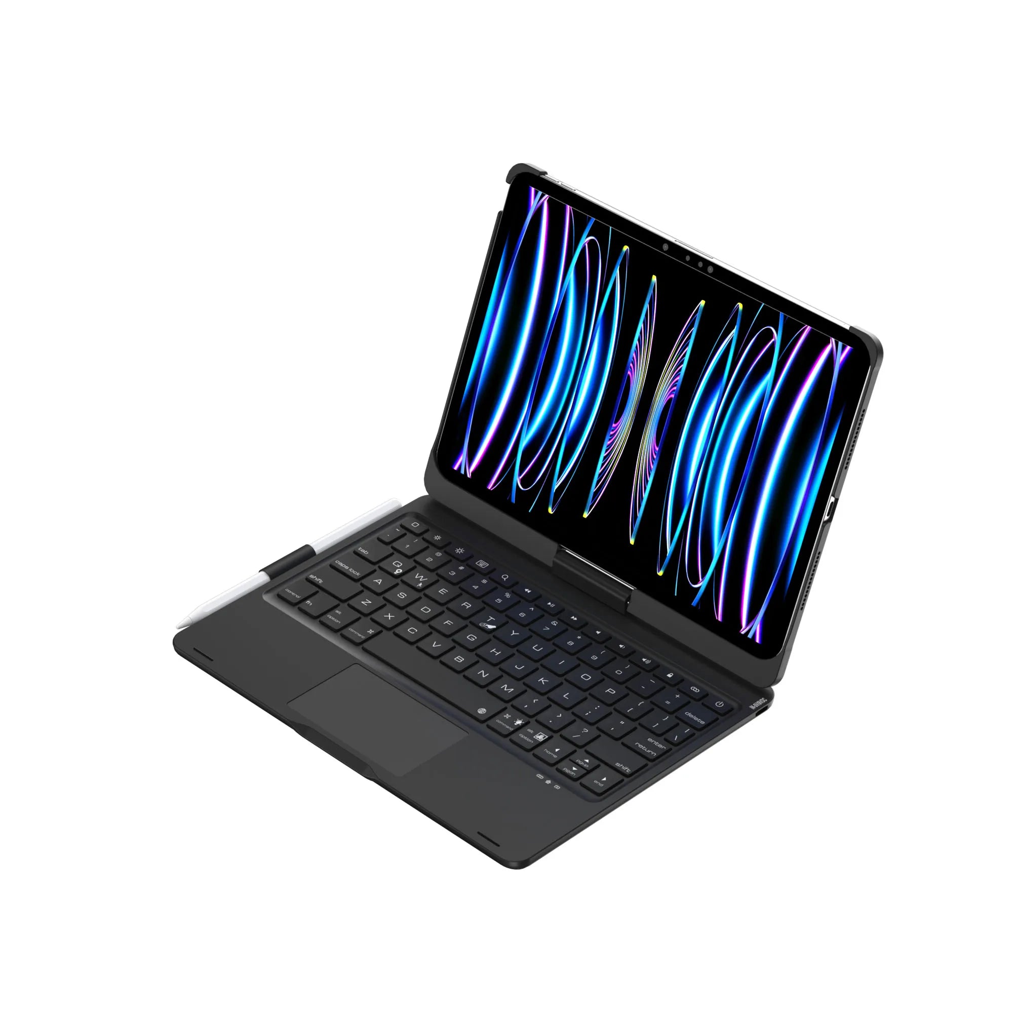 Wholesale New Design 360 Degree Rotation Bt Backlit Keys Touchpad Keyboard Case for iPad 10.9 11 Inch