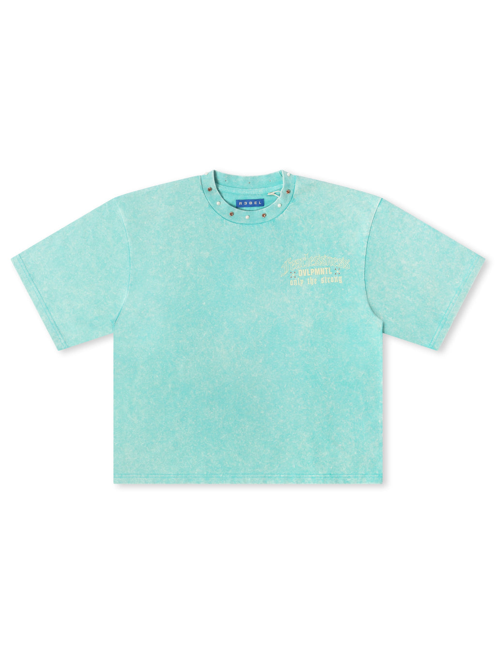 Rebel Denim Fearlesness Cropped Tee - Sage